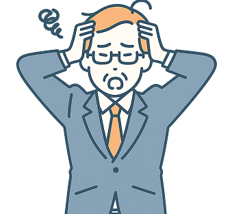 悩む男性
